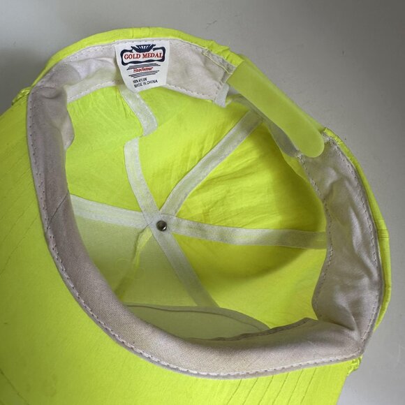 Gold Medal Headwear Dad Hat Snapback Cap Green With Rope - Picture 7 of 9